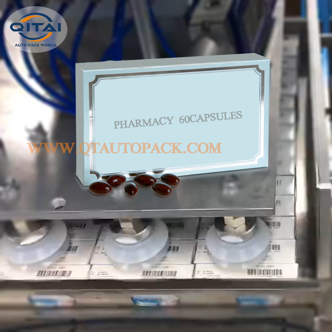 Pharmaceutical auto carton loading pack line