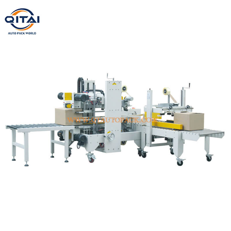 Auto H type  case sealer packing line 